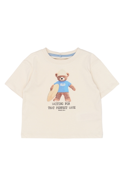 The New Siblings Ted t-shirt i off white til baby